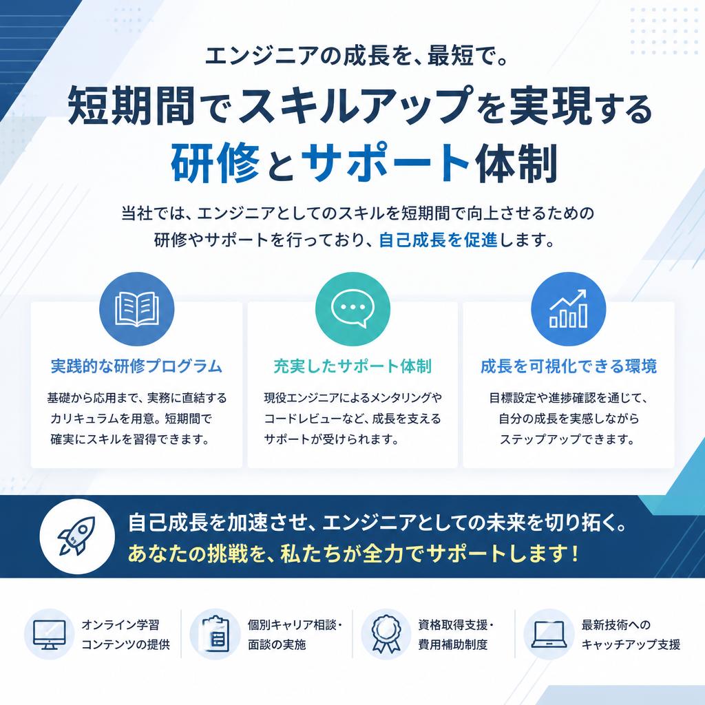スキルアップの機会