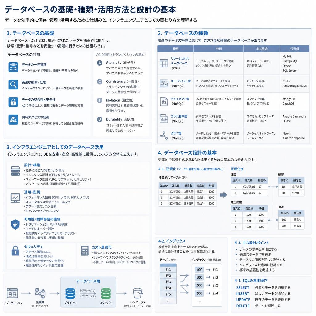 3. データベース技術の理解と活用法