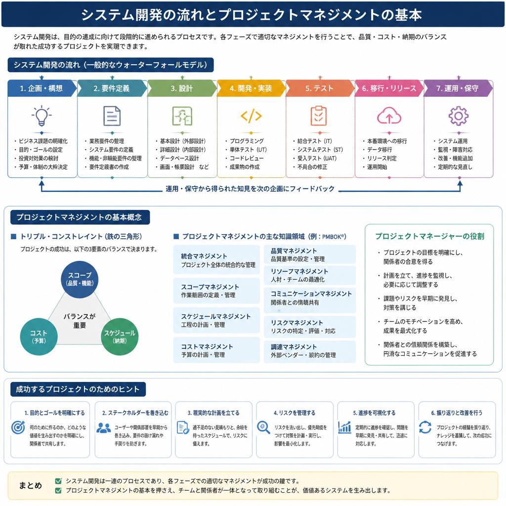 4. システム開発とプロジェクトマネジメントの重要性