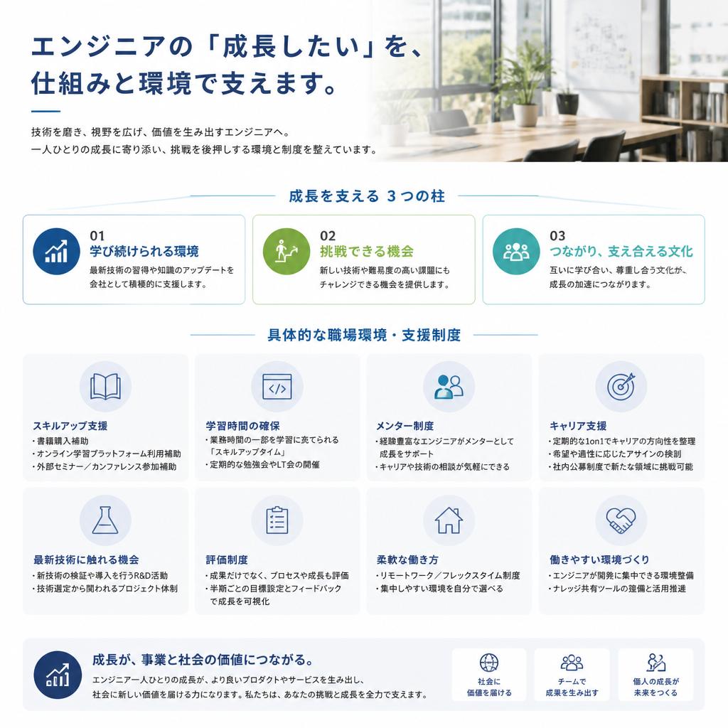 4. 職場環境とキャリア支援
