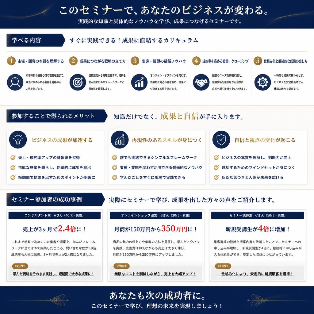 技術者向けセミナーのご案内
