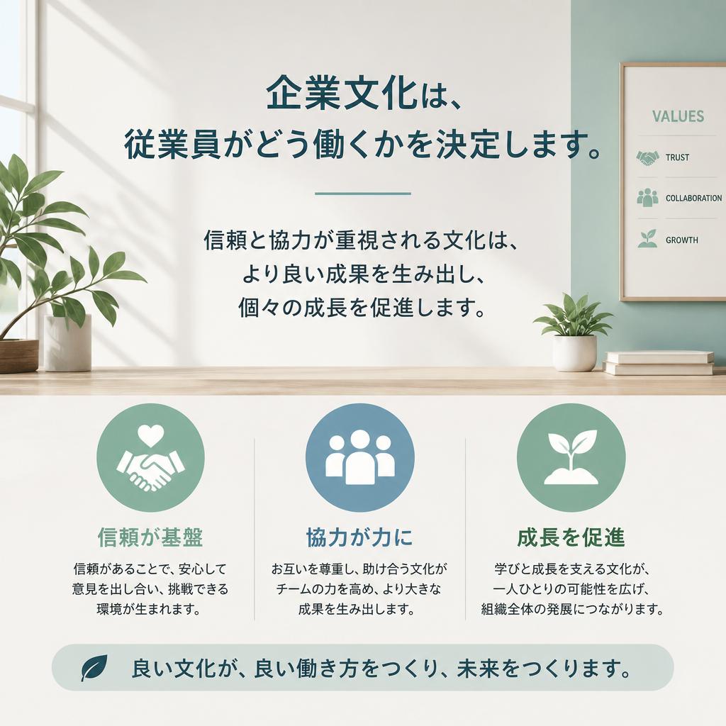 3. 企業文化の醸成：信頼と成長の循環